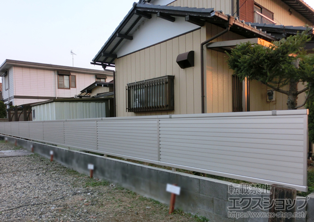 埼玉県春日部市ののフェンス・柵 エクスラインフェンス7型 施工例