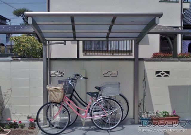 大阪府摂津市ののカーポート カムフィNex R 積雪〜20cm対応 施工例