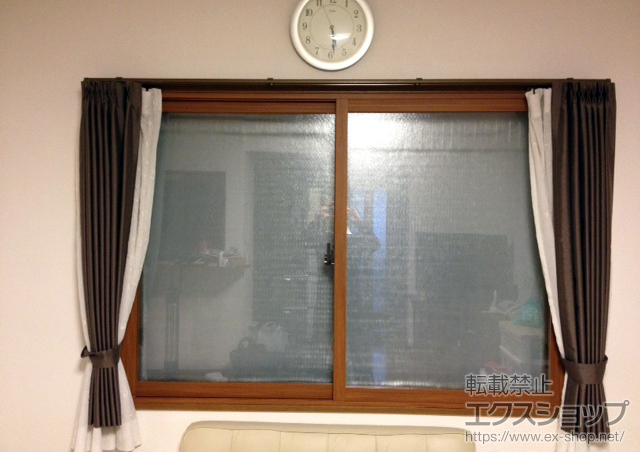 大阪府羽曳野市のの二重窓（内窓） インプラス ダストバリア仕様 引違い窓 2枚建 施工例