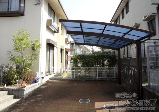 兵庫県西宮市ののカーポート レイナポート 積雪〜20cm対応 施工例