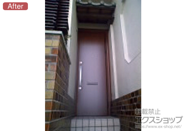 大阪府大阪市のの玄関ドア ラフォースR2玄関ドア 62型片開きドア 標準仕様 施工例