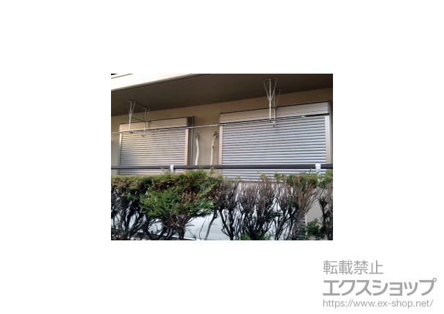 千葉県松戸市のLIXIL リクシル（トステム）の窓シャッター リフォームシャッター クワトロ 手動式 施工例