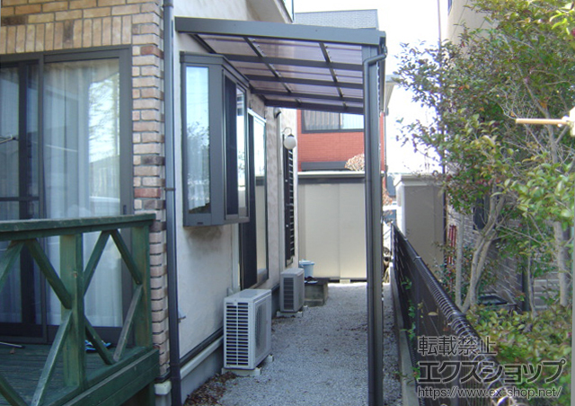 群馬県安中市のLIXIL リクシル（トステム）のストックヤード フリーヤード　オープンタイプ 積雪〜20cm対応 施工例