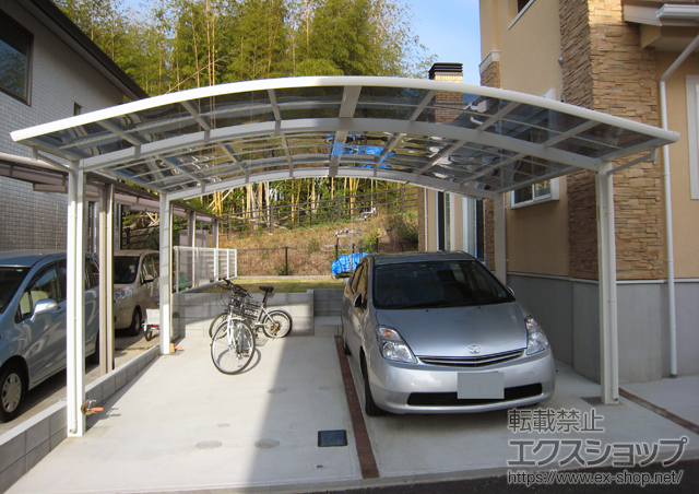 千葉県千葉市ののカーポート レイナツインポート 積雪〜20cm対応 施工例