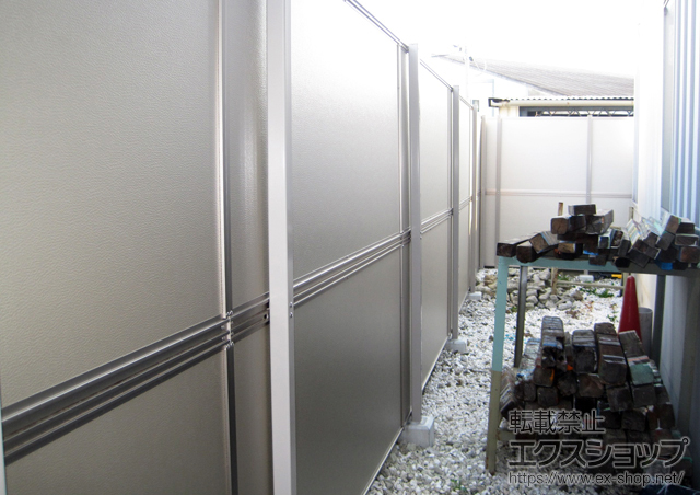 神奈川県茅ヶ崎市ののフェンス・柵 めかくし塀P型 高尺タイプ 施工例