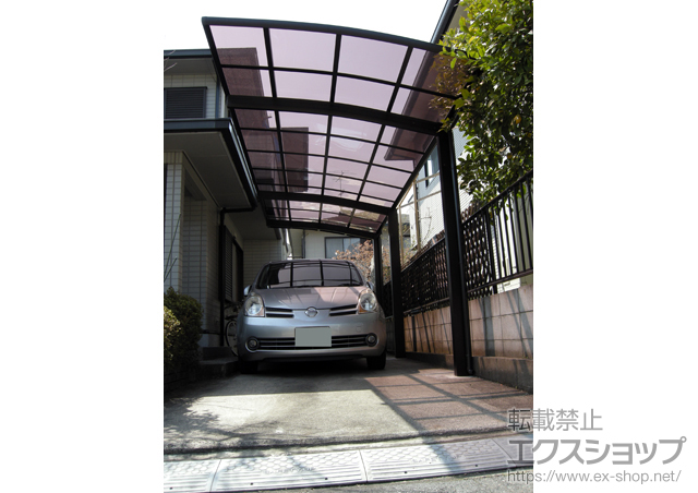 滋賀県大津市ののカーポート レイナポート 延長 積雪〜20cm対応 施工例