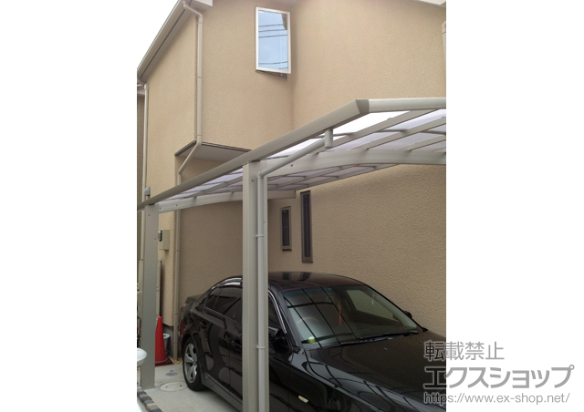 東京都東京都ののカーポート プレシオスポート 積雪〜20cm対応 施工例