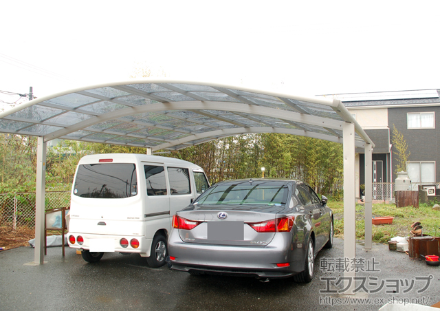 福岡県朝倉郡筑前町ののカーポート レイナツインポート 積雪〜20cm対応 施工例