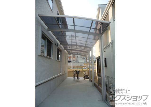 兵庫県宝塚市ののカーポート レイナポート 積雪〜20cm対応 施工例