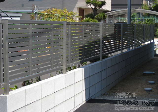 滋賀県守山市ののフェンス・柵 エクスラインフェンス 5型 施工例