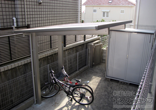 愛知県名古屋市ののサイクルポート・駐輪場 エフルージュ ミニ 積雪〜20?対応 施工例