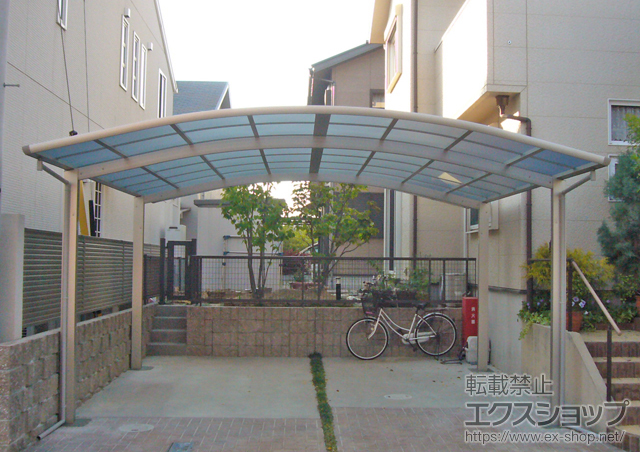 三重県四日市市ののカーポート レイナツインポートグラン 積雪〜20cm対応 施工例