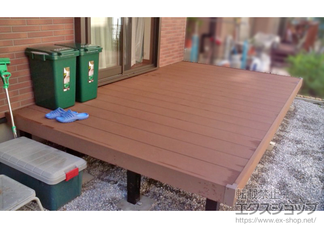 埼玉県さいたま市ののウッドデッキ リウッドデッキ 200 施工例