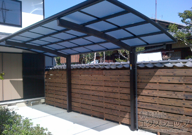 京都府京都市ののカーポート レイナポート 積雪〜20cm対応 施工例