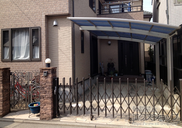 兵庫県宝塚市ののカーポート レイナポート 積雪〜20cm対応 施工例