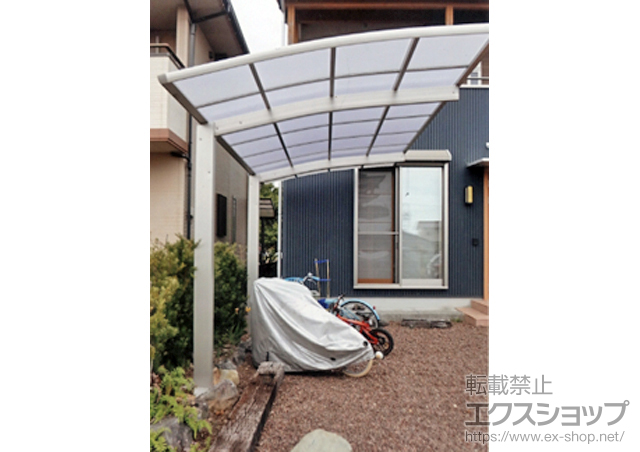 高知県香南市ののカーポート プレシオスポート 積雪〜20cm対応 施工例