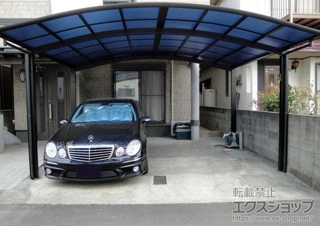 徳島県徳島市ののカーポート レイナツインポート 積雪〜20cm対応 施工例