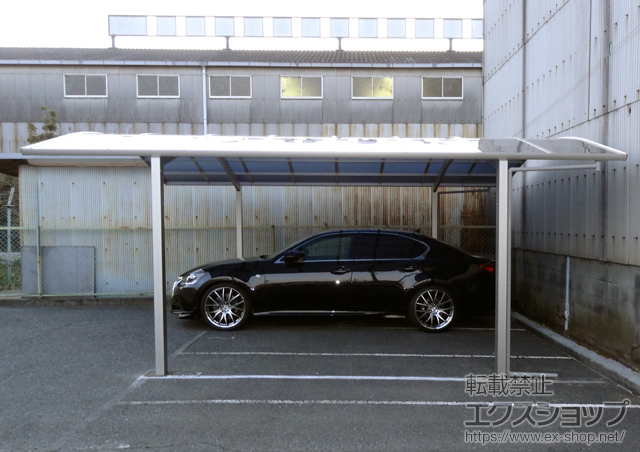 大阪府寝屋川市ののカーポート レイナツインポート 積雪〜20cm対応 施工例