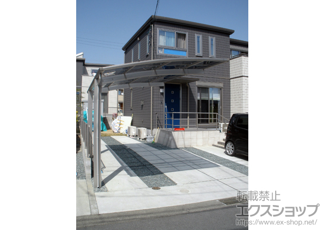 熊本県菊池郡大津町ののカーポート プレシオスポート 積雪〜20cm対応 施工例