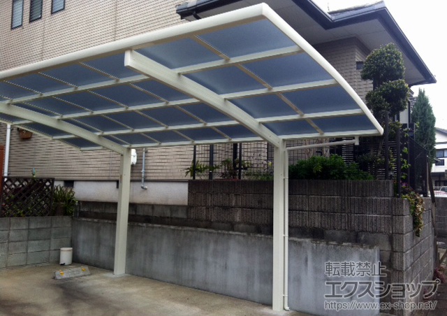 福岡県福岡市ののカーポート レイナポート 積雪〜20cm対応 施工例