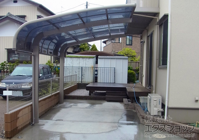 埼玉県熊谷市のLIXIL リクシル（トステム）のカーポート テールポートシグマIII 積雪〜20cm対応 施工例