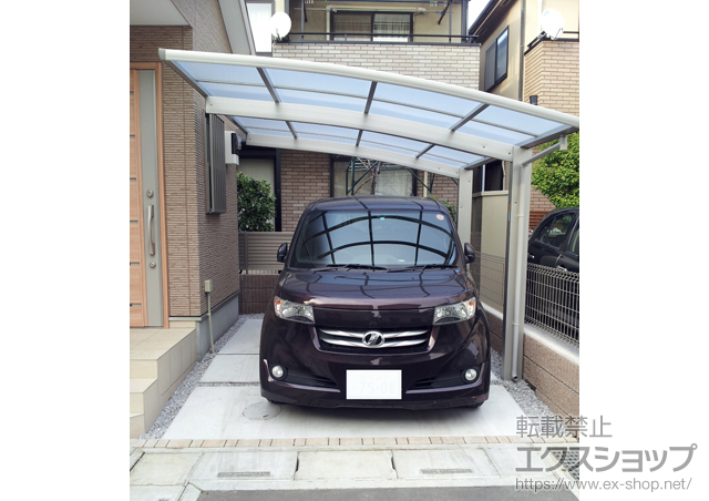 埼玉県朝霞市ののカーポート プレシオスポート 積雪〜20cm対応 施工例