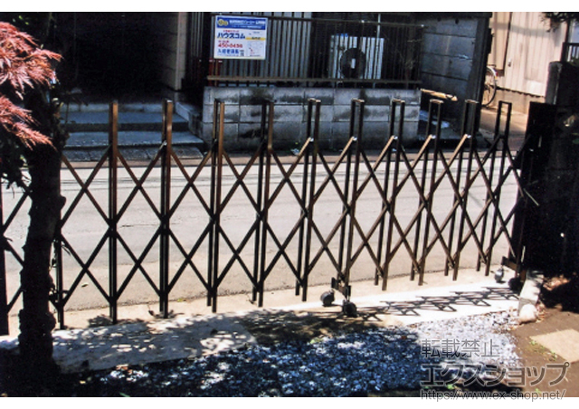 埼玉県朝霞市ののカーゲート トリップゲート PA型 ノンレール 片開き 35S 施工例