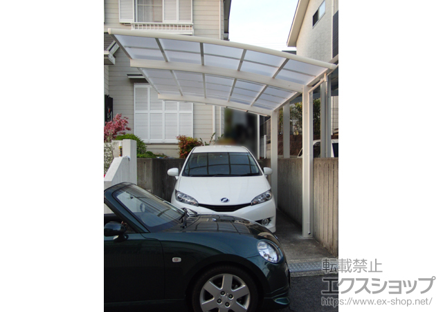 大阪府河内長野市ののカーポート レイナポートグラン　積雪〜20cm対応 施工例