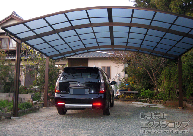 愛知県蒲郡市ののカーポート レイナツインポートグラン　積雪〜20cm対応 施工例