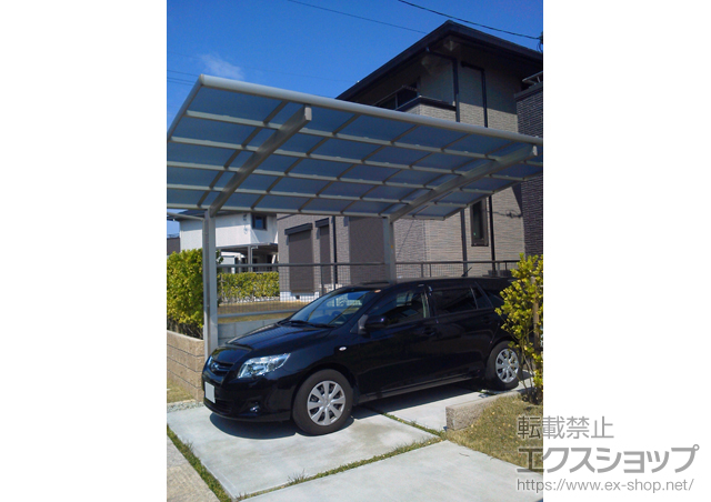 兵庫県三田市ののカーポート レイナポートグラン　積雪〜20cm対応 施工例