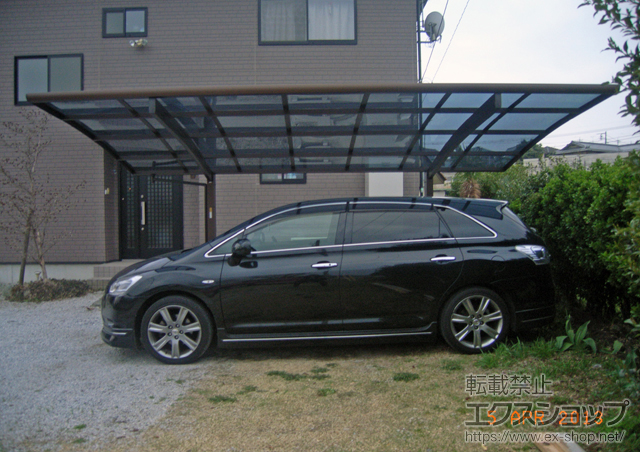 群馬県高崎市ののカーポート プレシオスポート 積雪〜20cm対応 施工例