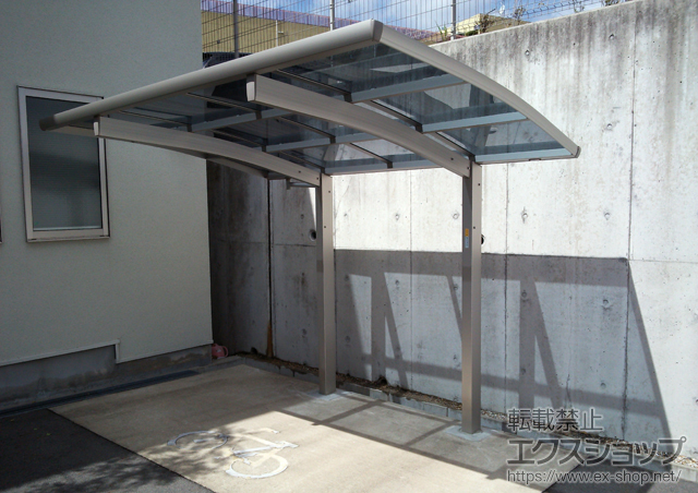 愛知県日進市ののサイクルポート・駐輪場 プレシオスポート ミニ 積雪〜20ｃｍ対応 施工例