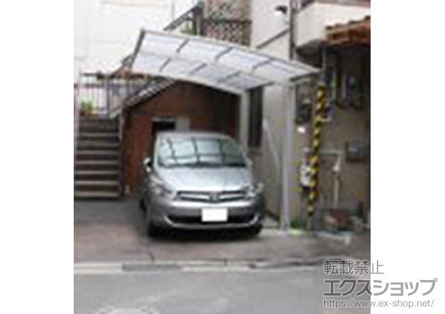 東京都板橋区ののカーポート プレシオスポート 積雪〜20cm対応 施工例