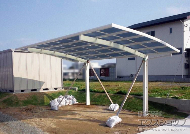 福岡県福津市ののカーポート レイナポートグラン　積雪〜20cm対応 施工例