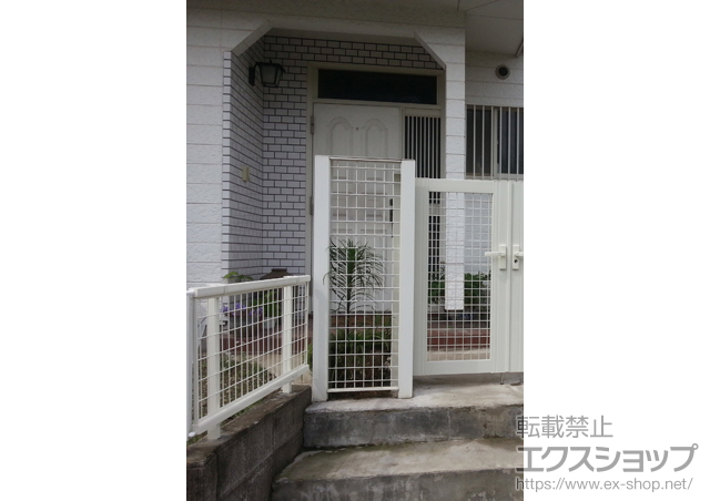 千葉県千葉市ののフェンス・柵 レスティナメッシュフェンス2型 施工例