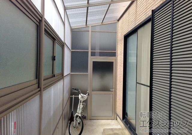 三重県熊野市ののストックヤード ストックヤードII 両ドアタイプ 積雪〜20cm対応 高さ9尺仕様 施工例