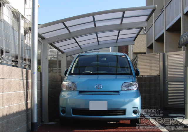 埼玉県富士見市ののカーポート プレシオスポート 積雪〜20cm対応 施工例