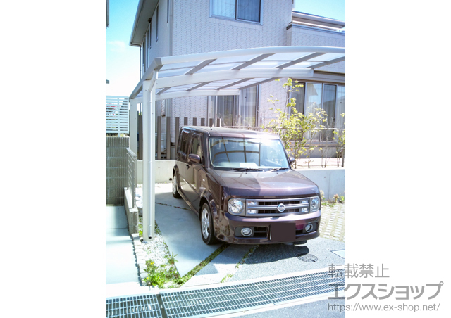 兵庫県三田市ののカーポート レイナポートグラン 積雪〜20cm対応 施工例