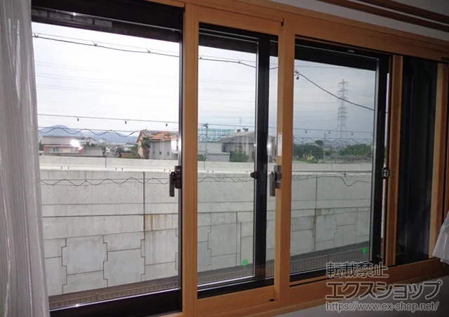 岐阜県羽島郡岐南町のの内窓（二重窓・二重サッシ） インプラス（ダストバリア） 引違い窓2枚建 施工例