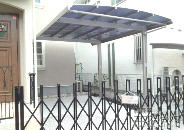 東京都新宿区ののカーポート キューブポート 積雪〜20cm対応 施工例