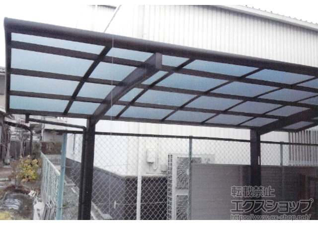 兵庫県宝塚市ののカーポート レイナポートグラン 積雪〜20cm対応 施工例