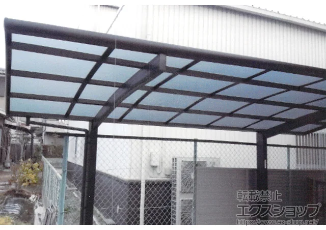兵庫県宝塚市のYKKAPのカーポート レイナポートグラン 積雪～20cm対応 施工例