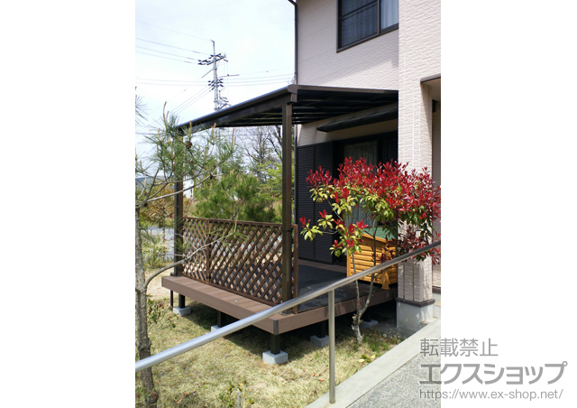 岡山県久米郡美咲町ののウッドデッキ 樹の木III 単体 施工例