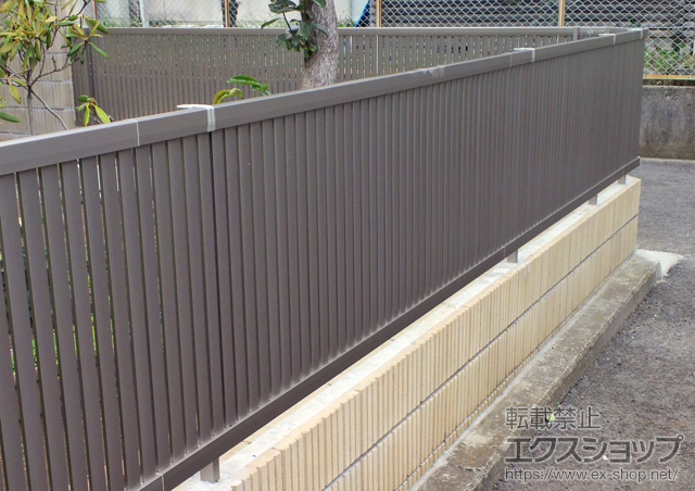 神奈川県足柄下郡真鶴町ののフェンス・柵 シャレオR4型フェンス フリーポールタイプ 施工例