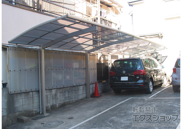 埼玉県川越市ののカーポート プレシオスポート 縦連棟 積雪〜20cm対応 施工例