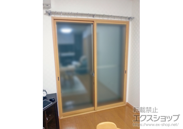 愛知県北名古屋市のの二重窓（内窓） インプラス ダストバリア仕様 引違い窓 2枚建 施工例