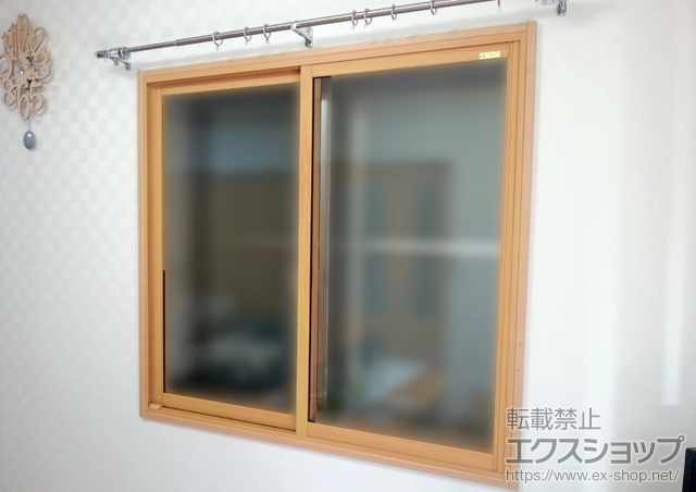 愛知県北名古屋市のの二重窓（内窓） インプラス ダストバリア仕様 引違い窓 2枚建 施工例
