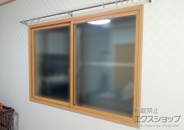 愛知県北名古屋市のの二重窓（内窓） インプラス ダストバリア仕様 引違い窓 2枚建 施工例
