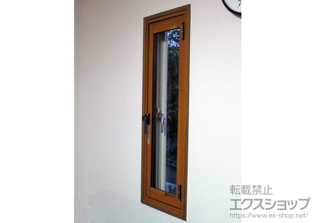 大阪府豊能郡豊能町のの二重窓（内窓） インプラス ダストバリア仕様 開き窓（外観：左吊元） 施工例