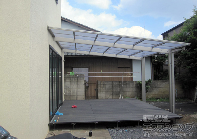 東京都練馬区ののカーポート エフルージュベーカグラン　積雪〜20cm対応 施工例